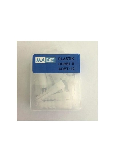Made Plastik Dubel 12mm 1 Kutu:4 Adet St-05
