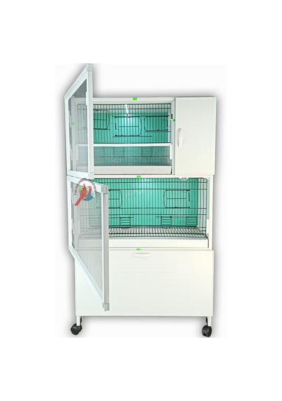 İstanbul Kafes Model 2Dys Pvc Kuş Dolabı
