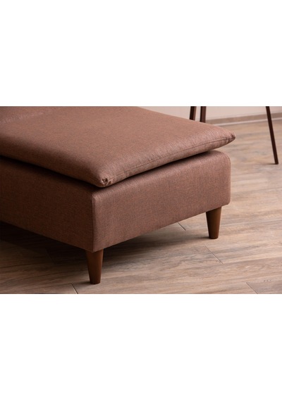 Lungo Modüler Daybed - Açık Kahve Keten Açık Kahverengi