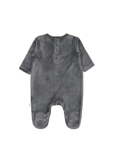 Civil Baby Sleepy Bear Ayıcık Nakışlı 1-9 Ay Tulum - Gri Koyu Gri