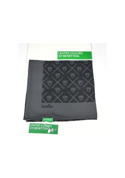 Benetton Elegante Uno Şal 1026 Koyu Antrasit