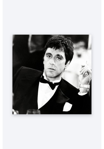 Tam Renk Al Pacino Dekoratif Kanvas Duvar Tablosu Çok Renkli