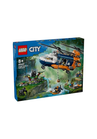 Lego City 60437 Jungle Explorer Helicopter At Base Camp