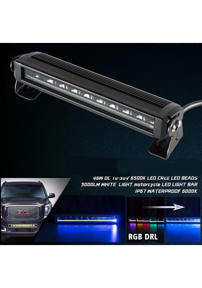 Space Offroad Sis Lambası 30,5 Cm Beyaz-sarı Gündüz Ledli 50w 12-36v Adet / Lass360