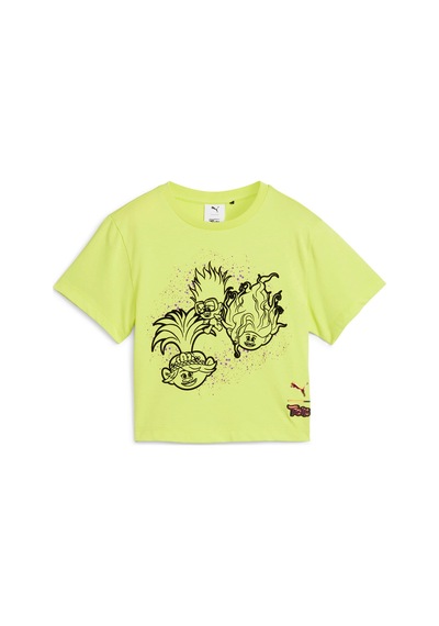 Puma X Trolls Graphic Çocuk T-shirt 624854 38 Yeşil
