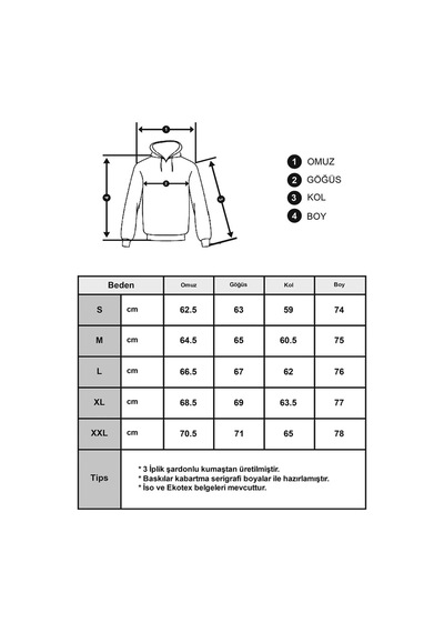 Startmore Unisex C Harfli Siyah Sweatshirt Trndz233 Siyah