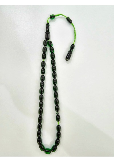 Han Faturan Hasan Ayhan Kehribar Tesbih 8,5 X 12 Mm Kapsül Kesim