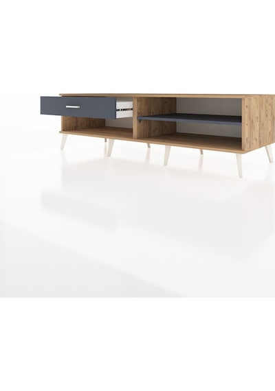 Kronos Tv Ünitesi Tek Raflı Tek Çekmeceli 176x59x51 Çam-antrasit/antrasit Antrasıt/antrasıt Kronos Tv Ünitesi Tek Raflı Tek Çekmeceli 176x59x51 Çam-antrasit/antrasit Antrasıt/antrasıt