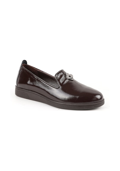 Libero Kadın Loafer Babet Günlük Hakiki Deri Parlak Rugan Çiçek Toka Detaylı Esnek Kauçuk Taban L061.538 Kahve Libero Kadın Loafer Babet Günlük Hakiki Deri Parlak Rugan Çiçek Toka Detaylı Esnek Kauçuk Taban L061.538 Kahve