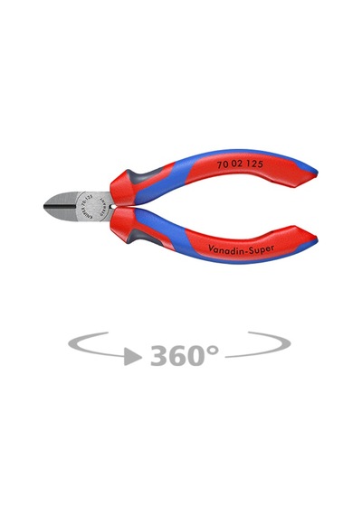 Knıpex 7002125 Elektronikçi Yan Keskı Sb Rm 7002125sb