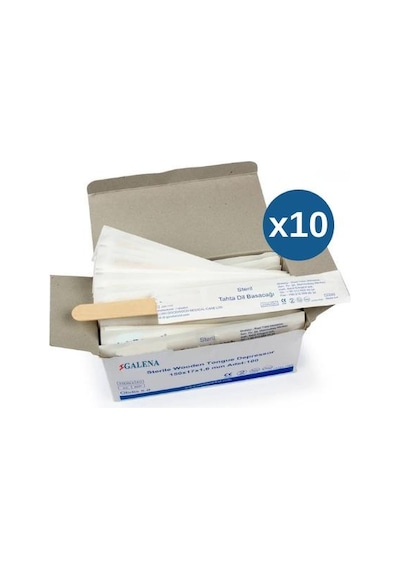 Galena Tahta Dil Basacağı Büyük Boy 10 x 100'lü