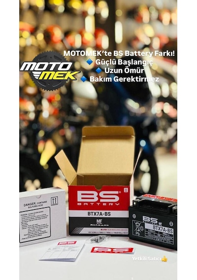 Sym Symphony St 200 Euro5 Symphony St 200i Uyumlu Bs Battery Btx7a-bs Motosiklet Aküsü Ytx7a