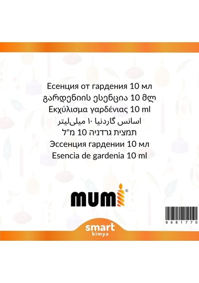 Gardenya Mum Esansı 10 Ml Şeffaf