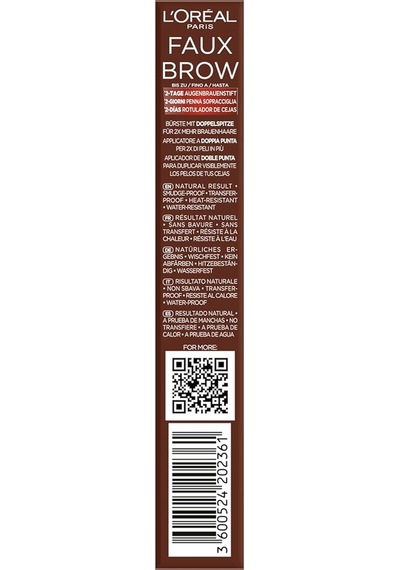 L'oreal Paris Infaillible Faux Brow Ultra İnce Uçlu Kaş Kalemi - Light Brunette Sku: Smg8690010417183 0