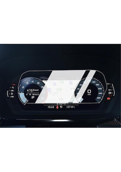 Audi Q4 E-tron Mat Ekran Koruyucu 10.25 İnç Dijital Gösterge