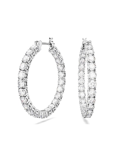 5647715 Swarovski Küpe Matrix:Pe Hoop M Whi/Rhs Çok Renkli