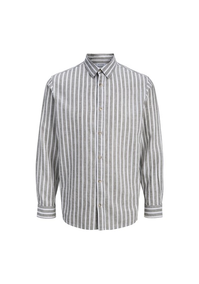 Jack & Jones Erkek Uzun Kollu Gömlek - Summer - 12289174 Vetiver
