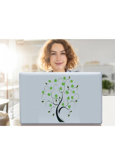 Duvar Çıkartma Stıcker Dekoratif Duvar Kağıdı Ağaçlı Pvc 70x50x0,5cm