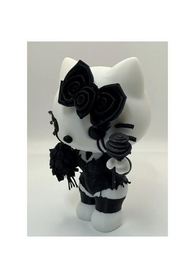 Gothic Hello Kitty 3d Figür