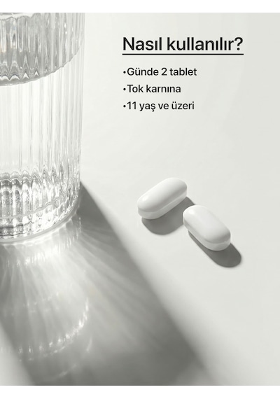 Longify 5-in-1 Magnesium Magnezyum Bisglisinat, Sitrat, Malat, L-treonat, Taurat Ve Taurin 60 Tablet
