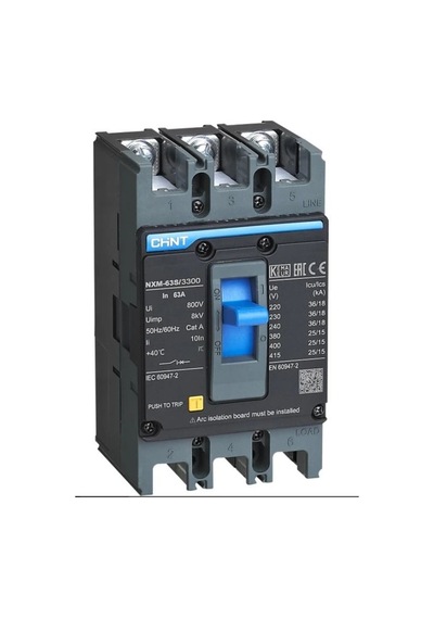 Chint 205889 3x63a 25ka Gnxm-63s Sabit Kompakt Şalter 68079-58