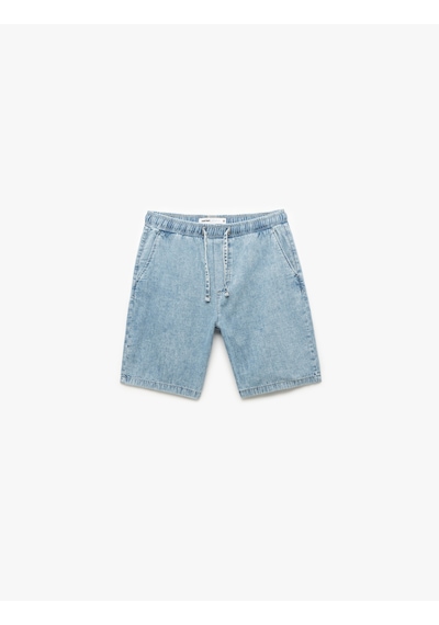 Koton Pamuklu Bol Cep Detaylı Oversize Beli Bağcıklı Bermuda Jean Şort Açık İndigo 5sam40125nd Açık İndigo Koton Pamuklu Bol Cep Detaylı Oversize Beli Bağcıklı Bermuda Jean Şort Açık İndigo 5sam40125nd Açık İndigo