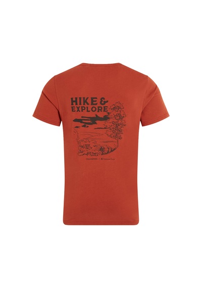 Craghoppers Sabden Ss Erkek T-shirt-kırmızı
