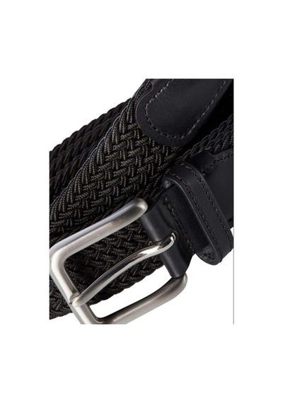 Jack & Jones Jacsprıng Woven Belt Noos Erkek Siyah Kemer - 12118114