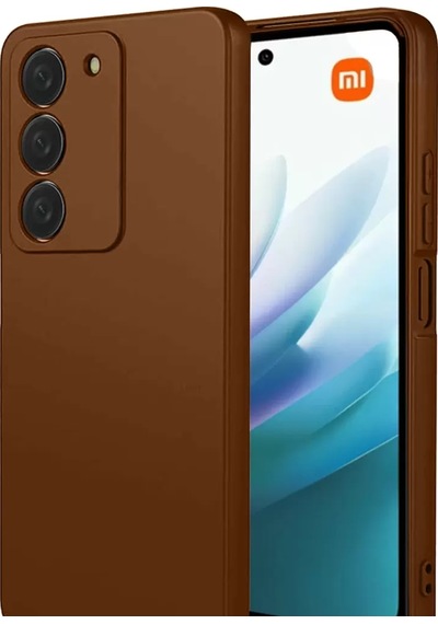 Newface Xiaomi Redmi 15 4g First Silikon - Kahverengi
