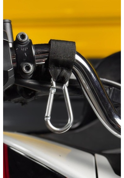 Motobros Motosiklet Kask Taşıma Askısı, Siyah Diğer