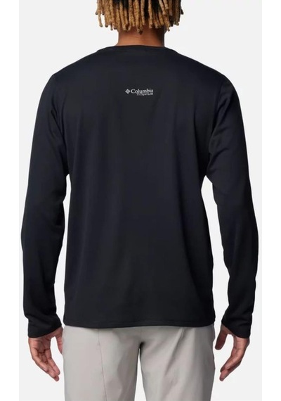 Columbia Ao8179 Summıt Valley Ls Crew Uzun Kol Tişört Siyah-siyah Siyah