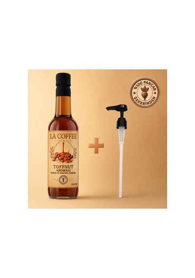 La Coffee Toffee Nut Aromalı Kahve Ve Kokteyl Şurubu 750 Ml - %100 Pancar Şekerli Diğer