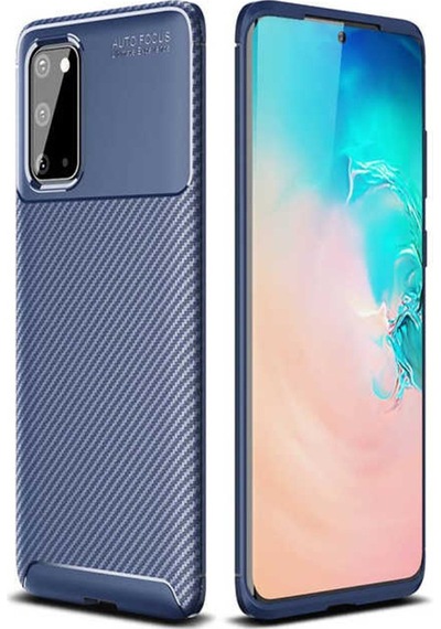 Samsung Galaxy Uyumlu S20 Kilif Karbon Silikon Case 417936089