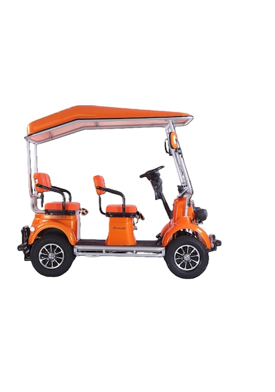 Arora Nostalji 72vx45ah 4 Teker Elektrikli Moped 1500 W Turuncu