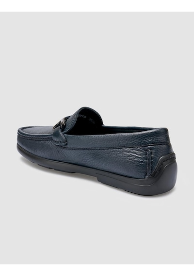 Cabani Tivra %100 Hakiki Deri Lacivert Toka Detaylı Erkek Loafer
