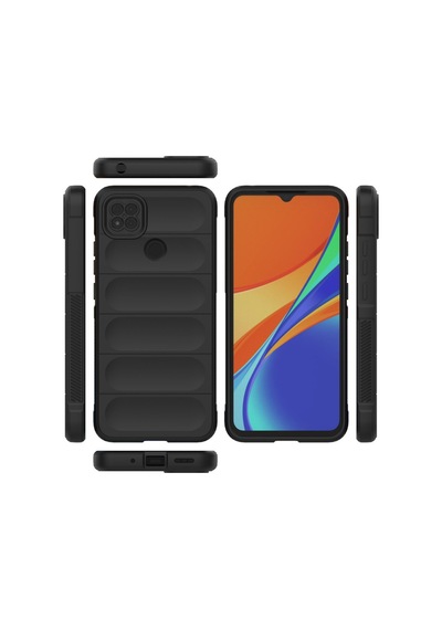 Xiaomi Redmi 9c Uyumlu Kılıf Optimum Silikon - Siyah
