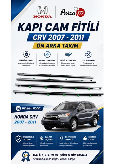 Cam Sıyırıcı Fitil Honda Crv 2007-2011 Uyumlu Ön/arka Takım 72950swaa01