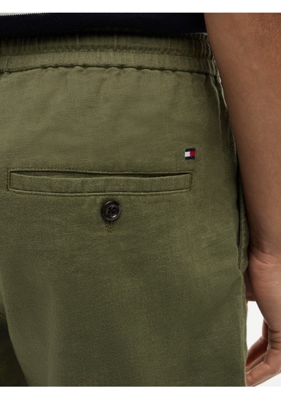 Tommy Hilfiger Dover 8 Po Sorona Lınen 2/2 Erkek Yeşil Şort - Mw0mw44353
