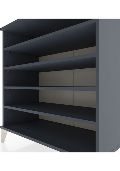 Hyperion Şifonyer 4 Raflı 88x44x96 Antrasit-antrasit Antrasit