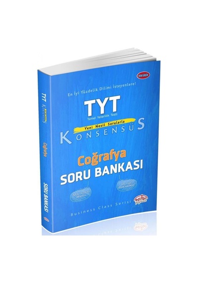Tyt Coğrafya Soru Bankası Konsesüs - Editör Yayınevi
