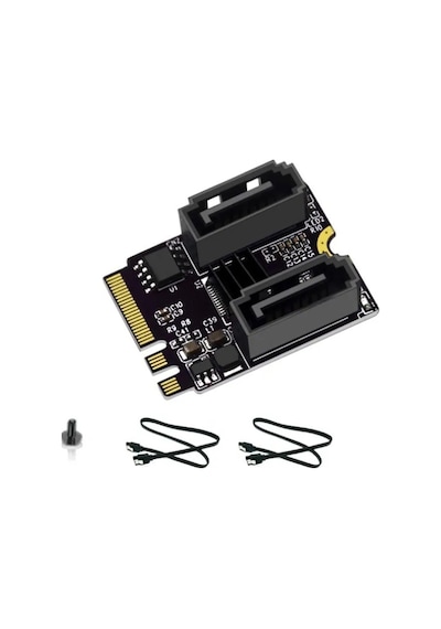 4724 M.2 Key A+e To Sata3.0 Expansion Wifi Port Çevirici Çoklayıc
