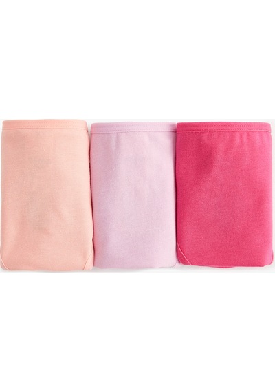 Koton Brief Külot 3'lü Paket Basic Pamuklu Fuşya 4slk30133mk 4SLK30133MK305 Fuşya