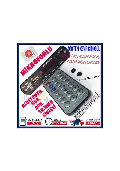 Renault Megane 2 Bluetoothlu Oto Teyp Usb-sd-aux-mp3 Çevirici N11.368