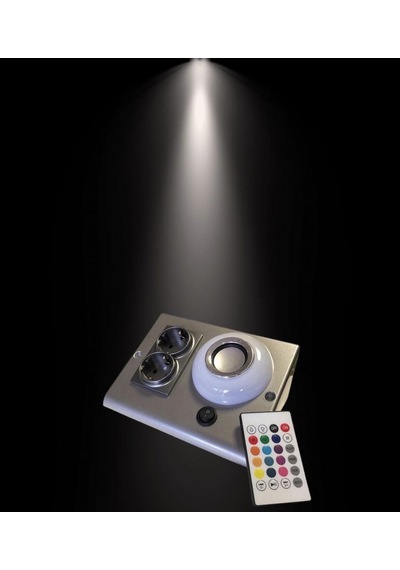 Müzik Çalarlı Tezgah Altı Aydınlatma Rgb Ledli Bluetooth Bağlantı - Füme