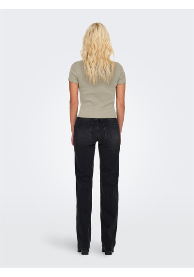 Only Onlval S/s O-neck Top Cc Jrs Kadın Bej T-shirt - O15339774