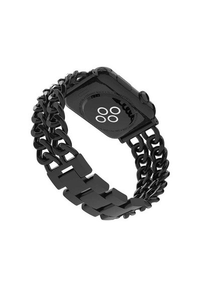 Apple Uyumlu  Watch Ultra 49 MM Kordon Cowboy Metal Kordon