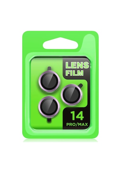 iPhone  Uyumlu  14 Pro Max Raze Metal Kamera Lens - Gold Çok Renkli
