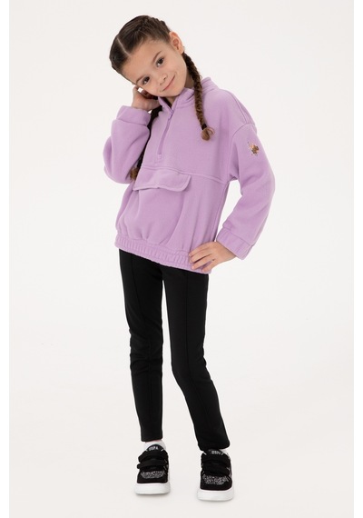 U.s. Polo Assn. Kız Çocuk Lila Sweatshirt 50317992-vr034 Lıla
