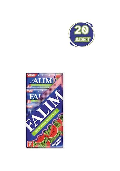 Falım 5'li Karpuz Aromalı 5'li Sakız 35 Gr - 20 Adet