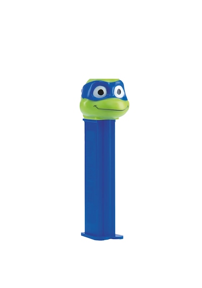 Pez Dispenser Turtles Leonardo Meyve Aromalı Şekerleme Makinesi Ve Şekerleme Yedekleri